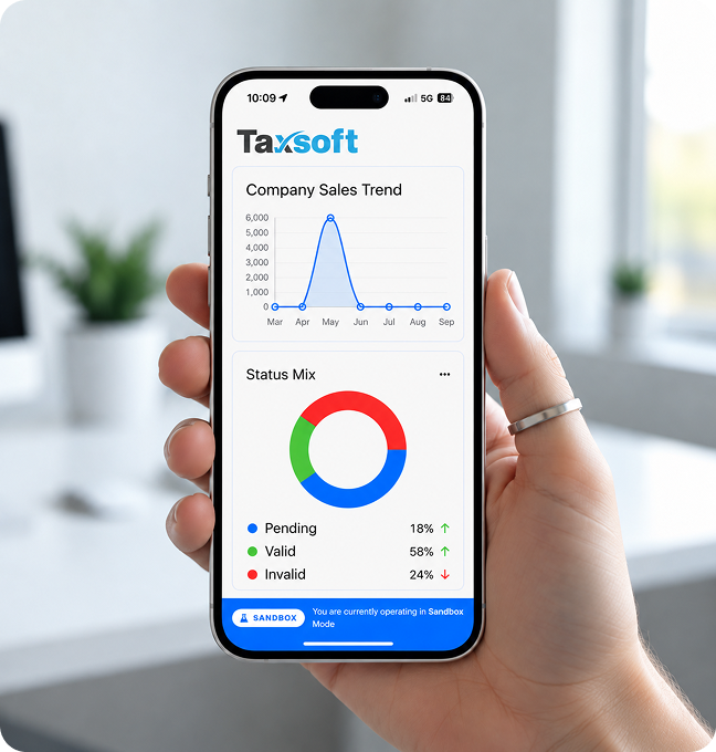 TexSoft app - invoice generation